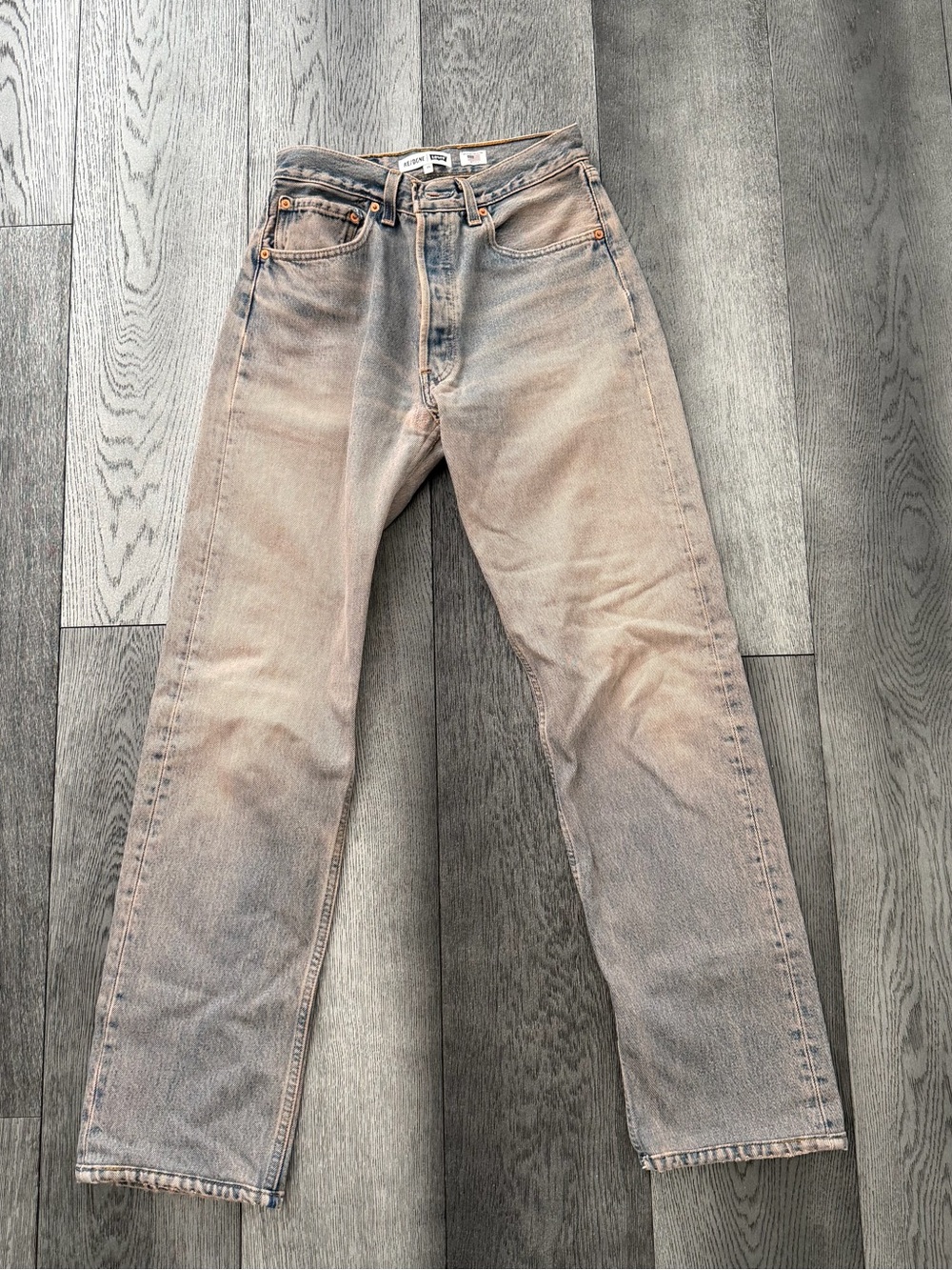 Re Done Pink Denim Jeans